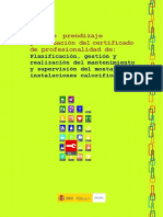 IMAR0509 - Planificación, Gestión y Realización Del Mantenimientoy Supervisión Del Montaje de Instalaciones Caloríficas