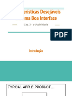 IHC2023 - Características Desejáveis em Uma Boa Interface - Cap 3 E-Usabilidade