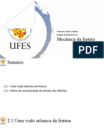 Uma Visão Atômica Da Fratura e Efeito de Concentração de Tensão de Defeitos