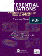 Differential Equations A Problem Solving Approach Based On MATLAB by P. Mohana Shankar