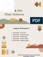 Materi Manusia Dan Alam Semesta