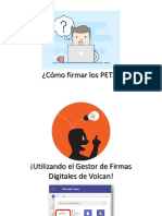 Cómo Firmar Los PETS