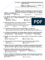 Evaluación Subsanación 1° CCSS