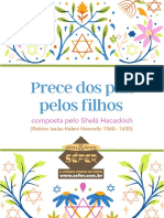 Prece Dos Pais Pelos Filhos Editora Sefer