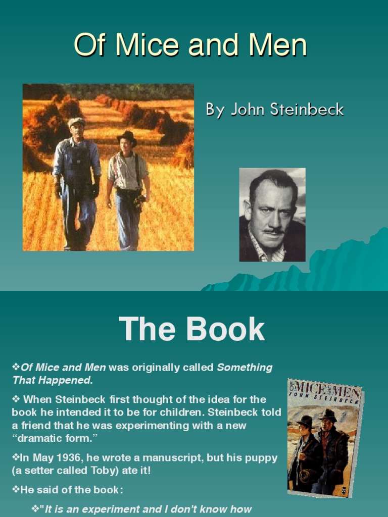 Of Mice and Men Slideshow | PDF