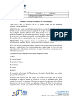 Material, Organización Administrativa