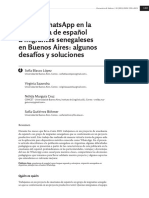 Blasco, Saavedra, Murguía, 2021, Uso de WhatsApp (Ministerio de Desarrollo Social)