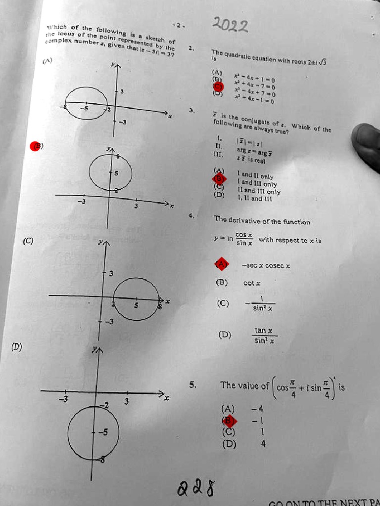 2022 cape pure maths u2 p1 answers pdf