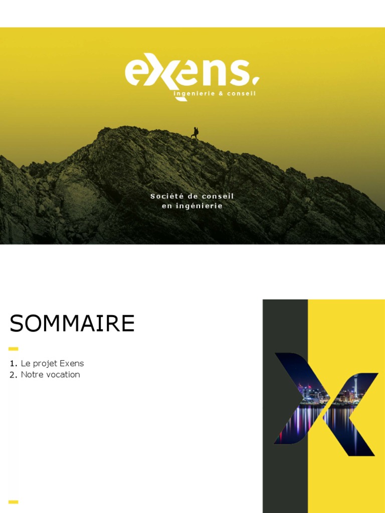 Projet Exens : Ingénierie et Épanouissement | PDF | Économie