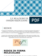 Le Reazioni Di Ossido-Riduzioni