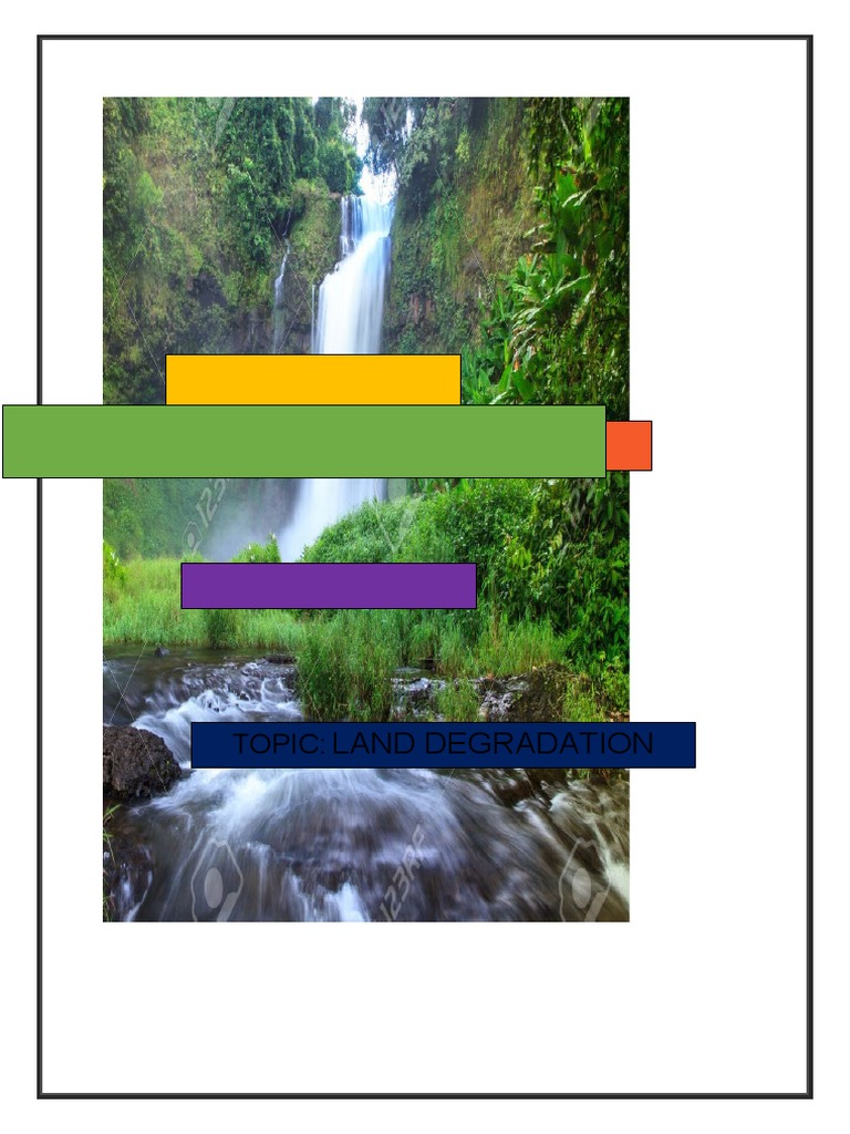 Land Degradation PDF Habitat Destruction Agriculture