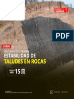 Mod 07 Cálculo Geotécnico en Estabilidad de Taludes en Rocas 2023 - 1