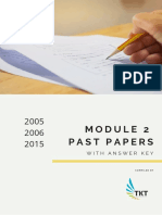 TKT Module 2 Past Papers With Key