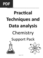 Year 13 Practical Techniques and Data Analysis Past Paper Pack