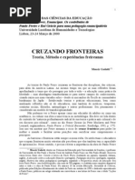 GADOTTI, Moacir - Cruzando Fronteiras Teoria Metodo Experiencias Freireanas