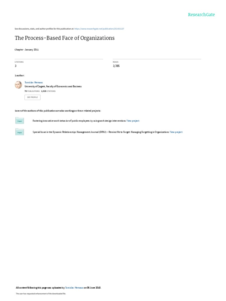 Process-Based Organizations Guide | PDF | Business Process ...