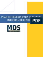 Plan de Gestion para El Manejo Integral de Residuos