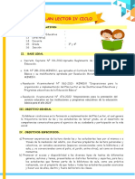 PLAN LECTOR 2023 IV CICLO - Sugerente