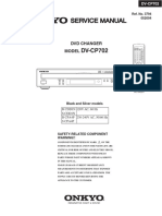 Onkyo DVD DVC-P702 - Service Manual