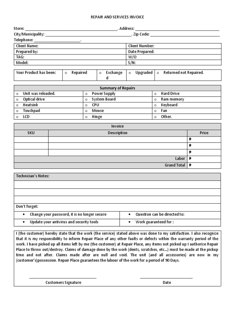 repair-and-services-invoice-pdf-computer-engineering-office-equipment