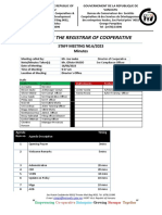 Minutes - Staff Combined Meeting N0.6 of 2023