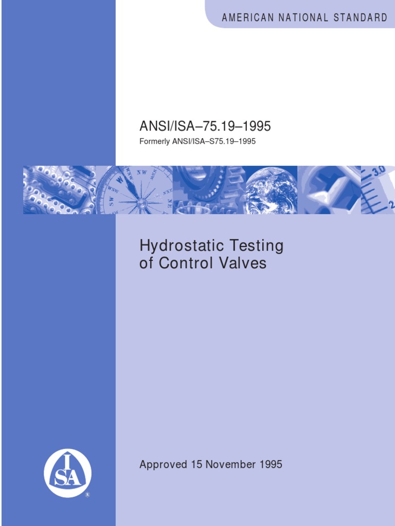 ANSI-75.19 - Control Valve Hyd - Test | PDF | Home & Garden