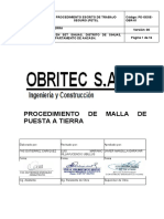 PE-OESE-OBR-01 Malla de Puesta A Tierra