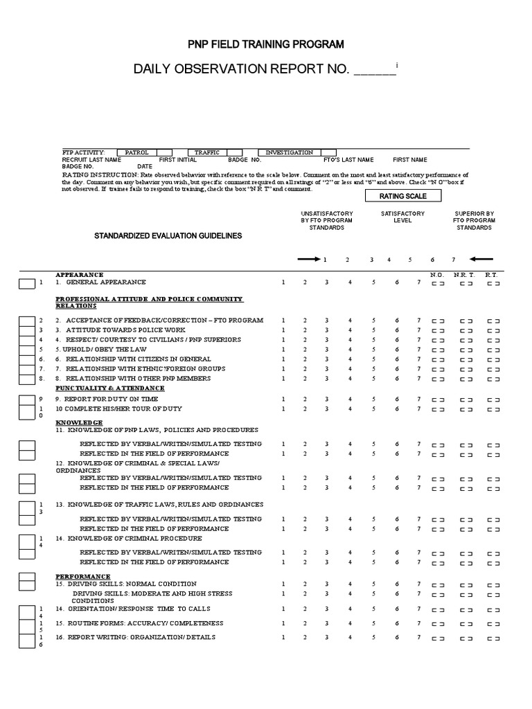 Ftp dor and tracking sheet pdf police justice