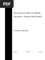 Manual on Working With Men on Gender, Sexuality, Violence & Health
