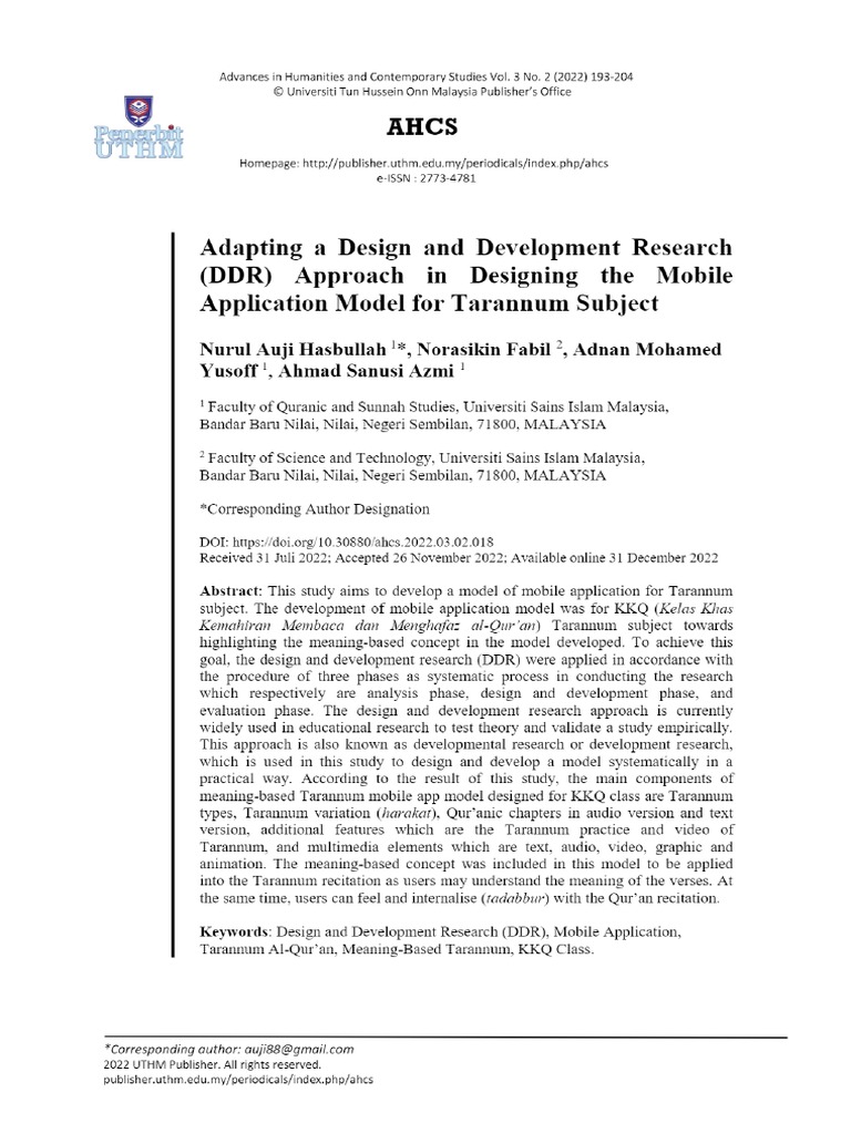view-of-adapting-a-design-and-development-research-ddr-approach-in