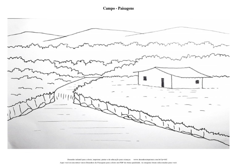 desenhos-de-paisagens-para-colorir-campo | PDF
