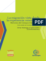La Migración Vista Desde La Experiencia Venezolana - Astorga y Kohn