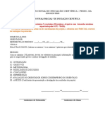 Modelo de Relatório Parcial e Final - INICIAÇÃO CIENTÍFICA (PROIC-PIBIS)