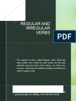 Regular and Irregular Verbs