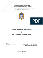 Catedra Bolivariana Ii Anarquia de Colombia