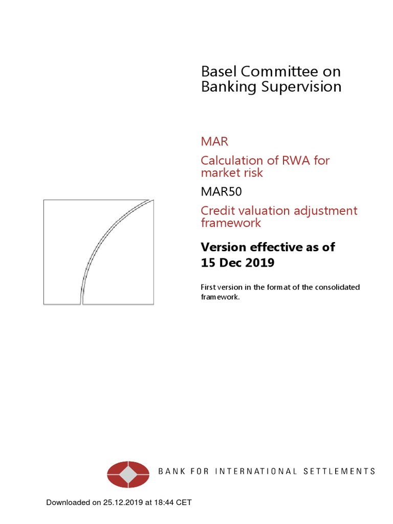 MAR50: RWA Calculation for CVA Risk | PDF | Credit Default Swap | Value ...