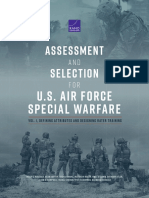 Assessment Selection: U.S. Air Force Special Warfare
