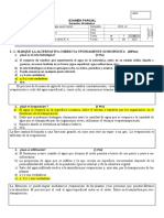 Examen Parcial #01 de Hidrologia 30.09.2022