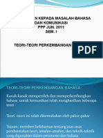 Teori-Teori Perkembangan Bahasa