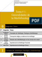 Generalidades Morfofisiología