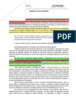 Direito Tributário I - Material 2 - TRIBUTO E SUAS ESPÉCIES - 2023