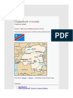 Climat Republique Democratique Congo - Températures, Précipitations, Ensoleillement