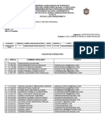 Asignatura Semestre Nombre Y Apellido Del Docente Cédula Telefono Correo Condición Docente Dedicación Docente Categoria Docente