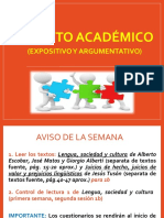 Texto Académico (Expositivo y Argumentativo)