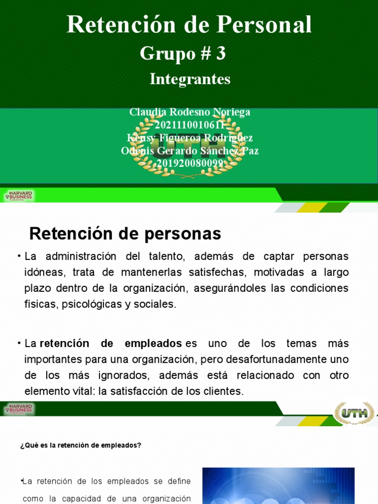 Retencion De Personal Pdf Calidad Comercial Disciplinas