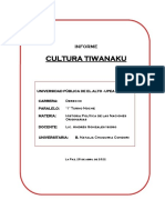 Informe de Tiwanaku - B. Natalia Chuquimia Condori