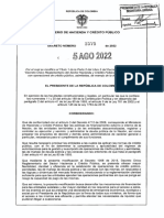 Decreto 1575 Del 05 de Agosto de 2022