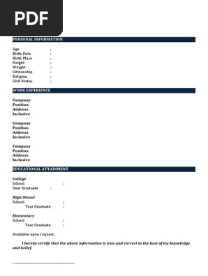 Resume Blank - Copy