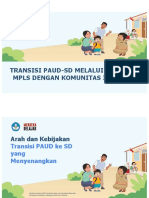 Arah Dan Kebijakan Transisi PAUD SD-BBGP Jatim