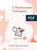 7.work Measurement Techniques